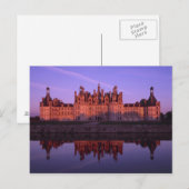 Chateau Chambord in sunset, Loire Valley, Frankrij Briefkaart (Voorkant / Achterkant)