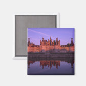 Chateau Chambord in sunset, Loire Valley, Frankrij Magneet (Voorkant / Achterkant)
