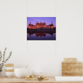 Chateau Chambord in sunset, Loire Valley, Frankrij Poster (Keuken)