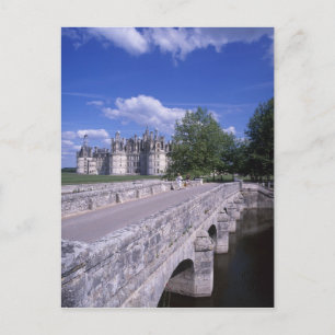 Chateau Chambord, Loire Valley, Frankrijk Briefkaart