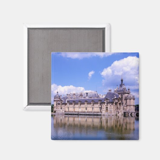 Chateau Chantilly, Oise, Frankrijk Magneet (Voorkant / Achterkant)