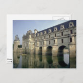 Chateau, Chenonceau, Indre/Loir, Frankrijk Briefkaart (Voorkant / Achterkant)