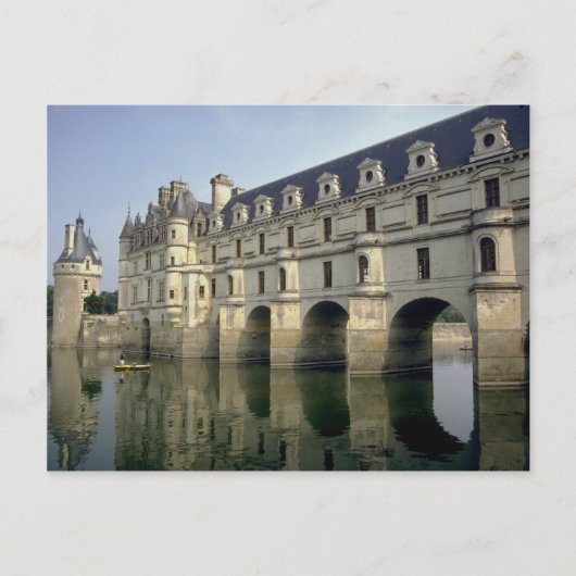 Chateau, Chenonceau, Indre/Loir, Frankrijk Briefkaart (Voorkant)