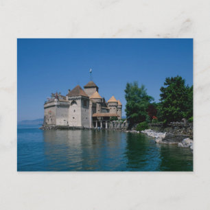 Chateau Chillon, Lake Genève, Kanton Vaud, Briefkaart