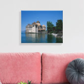 Chateau Chillon, Lake Genève, Kanton Vaud, Canvas Afdruk (Insitu (Woonkamer))