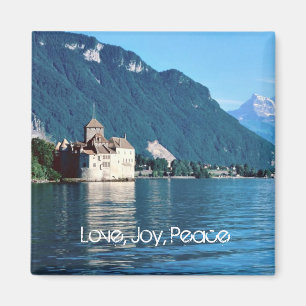 Chateau Chinon, naast het Meer van Genève 5 Magneet