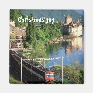 Chateau Chinon, naast het Meer van Genève 6 Magneet