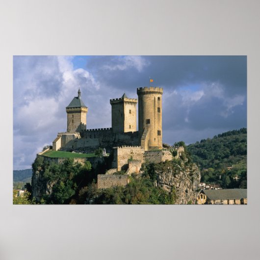 Chateau Comtal Chateau de Tellers van Poster (Voorkant)