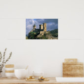 Chateau Comtal Chateau de Tellers van Poster (Keuken)