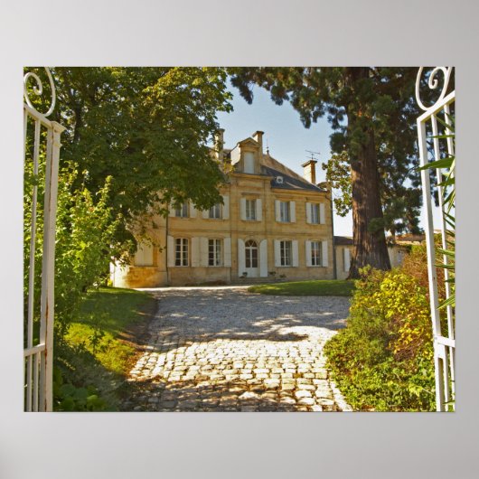 Chateau Cos Labory in Saint-Estephe, droogte Poster (Voorkant)