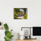 Chateau Cos Labory in Saint Estèphe, gesmeed Poster (Thuiskantoor)