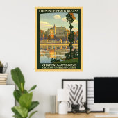 Chateau d'Amboise Poster (Thuiskantoor)