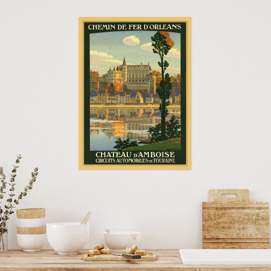 Chateau d'Amboise Poster (Keuken)