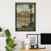 Chateau d'Amboise Poster (Thuiskantoor)