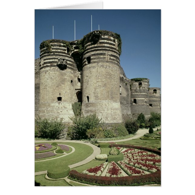 Chateau d'Angers, voltooide 1238 (Voorkant)