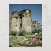 Chateau d'Angers, voltooide 1238 Briefkaart (Voorkant)