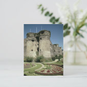 Chateau d'Angers, voltooide 1238 Briefkaart (Staand voorkant)