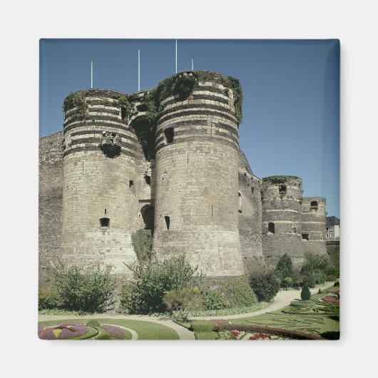 Chateau d'Angers, voltooide 1238 Magneet (Voorkant)