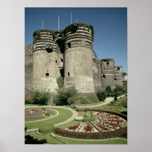 Chateau d'Angers, voltooide 1238 Poster