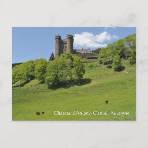 Château d'Anjony, Auvergne Briefkaart