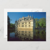 Chateau de Azay-le-Rideau, Indre-et-Loire, Briefkaart (Voorkant / Achterkant)