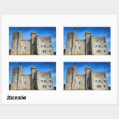 Chateau de Beynac castle rechthoekige sticker (Vel)