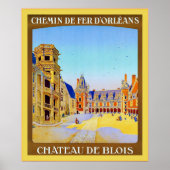 Château de Blois ~  Frans reizen Poster (Voorkant)