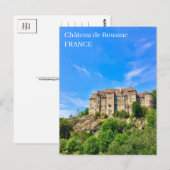 Château de Boussac Castle Frankrijk Briefkaart (Voorkant / Achterkant)