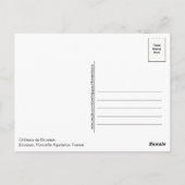Château de Boussac Castle Frankrijk Briefkaart (Achterkant)