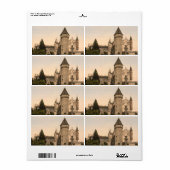 Chateau de Busset, nabij Vichy, Frankrijk Etiket (Full Sheet)