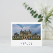 Château de Chambord Castle Architecture Frankrijk Briefkaart (Staand voorkant)