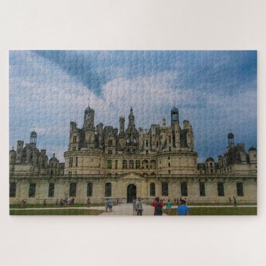 Château de Chambord Castle Architecture Frankrijk Legpuzzel (Horizontaal)