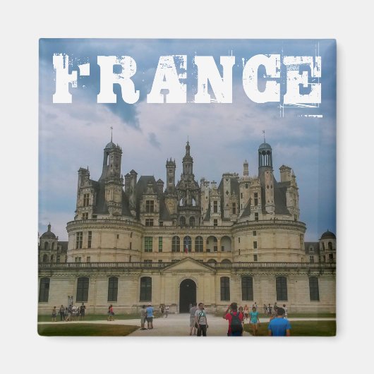 Château de Chambord Castle Architecture Frankrijk Magneet (Voorkant)