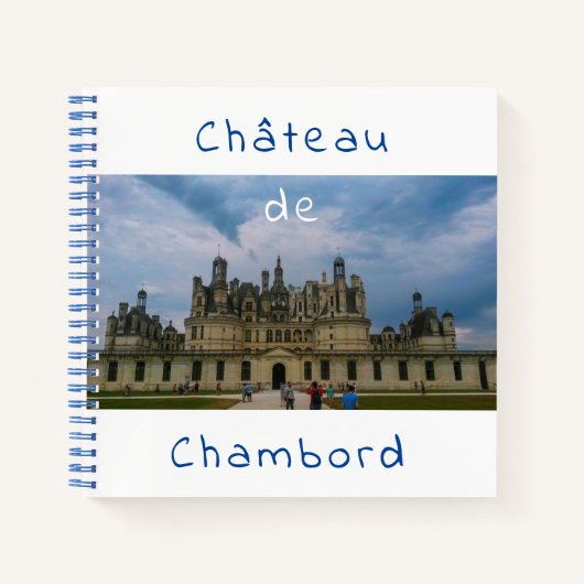 Château de Chambord Castle Architecture Frankrijk Notitieboek (Voorkant)