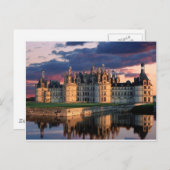 Chateau de Chambord Castle, Loire Valley, Frankrij Briefkaart (Voorkant / Achterkant)