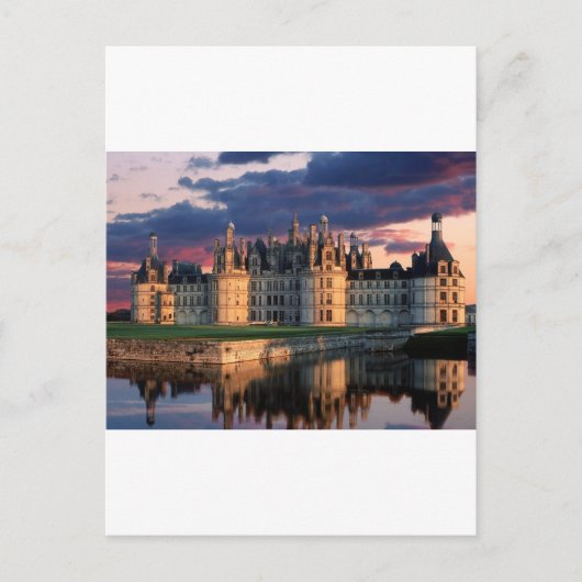 chateau de chambord Castle, Loire Valley, Frankrij Briefkaart (Voorkant)