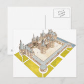 Chateau de Chambord Chambord Loir-et-Cher Briefkaart (Voorkant / Achterkant)