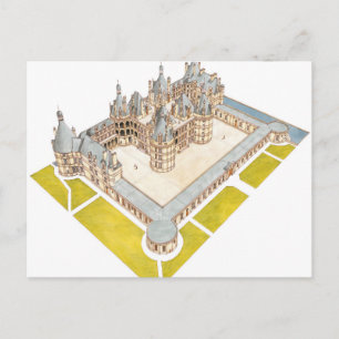 Chateau de Chambord Chambord Loir-et-Cher Briefkaart