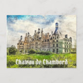 Chateau de Chambord, Frankrijk. Briefkaart (Voorkant)
