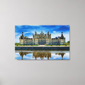 Chateau de Chambord, Frankrijk. Canvas Afdruk (Voorkant)