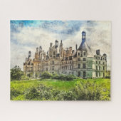 Chateau de Chambord, Frankrijk. Legpuzzel (Horizontaal)