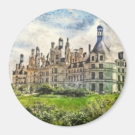 Chateau de Chambord, Frankrijk. Magneet (Voorkant)