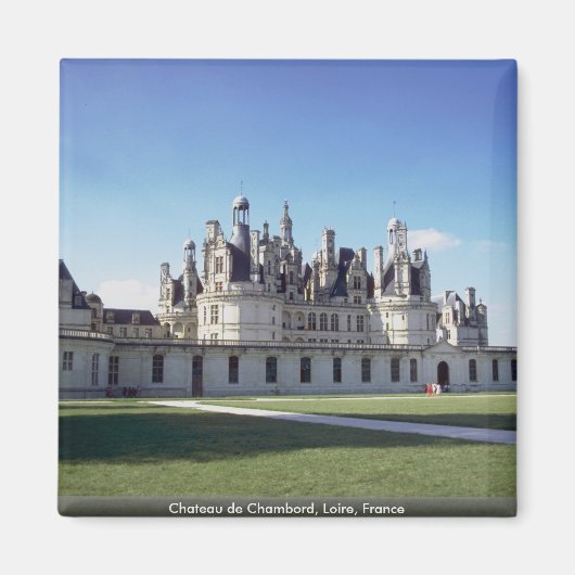 Chateau de Chambord, Loire, Frankrijk Magneet (Voorkant)
