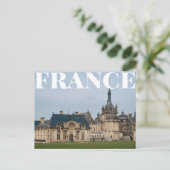 Château de Chantilly, Chantilly, Frankrijk Briefkaart (Staand voorkant)