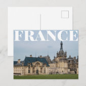 Château de Chantilly, Chantilly, Frankrijk Briefkaart (Voorkant / Achterkant)