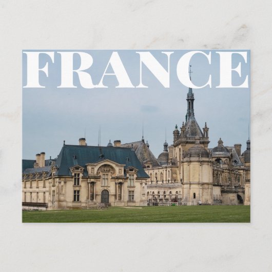 Château de Chantilly, Chantilly, Frankrijk Briefkaart (Voorkant)