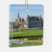 Chateau de Chantilly en Le Notre Garden - Frankrij Keramisch Ornament (Rechts)