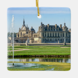 Chateau de Chantilly en Le Notre Garden - Frankrij Keramisch Ornament