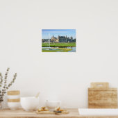 Chateau de Chantilly en Le Notre Garden - Frankrij Poster (Keuken)