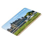 Chateau de Chantilly, fontein en twee zwanen Magneet (Linkerzijde)